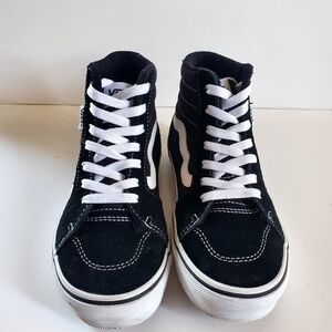 Vans Youth Black Sneakers High Top Youth Size 3